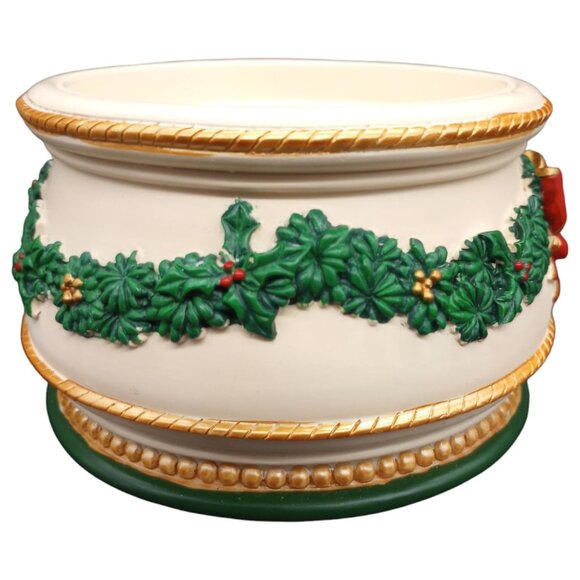 San Francisco Music Box Christmas Holiday Treasures Musical Jar Candle Holder - Picture 4 of 16